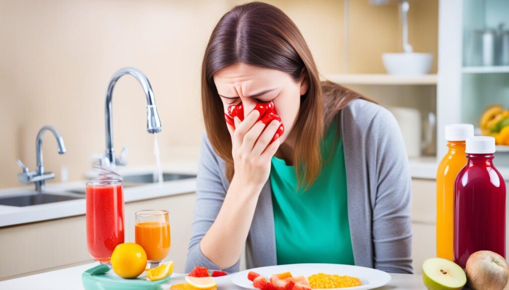 food poisoning symptoms